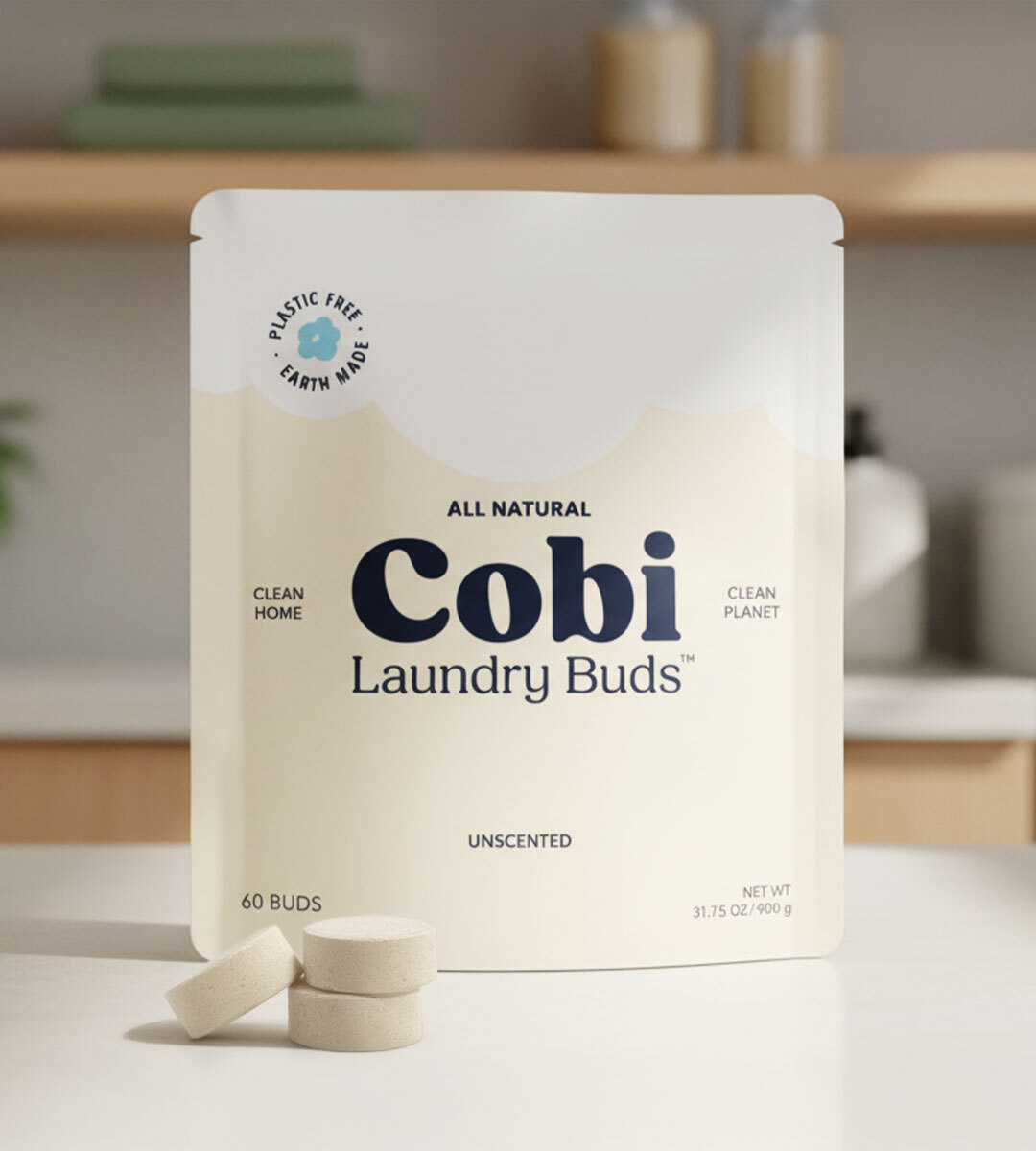 Cobi Laundry Buds - All natural, plastic-free laundry detergent
